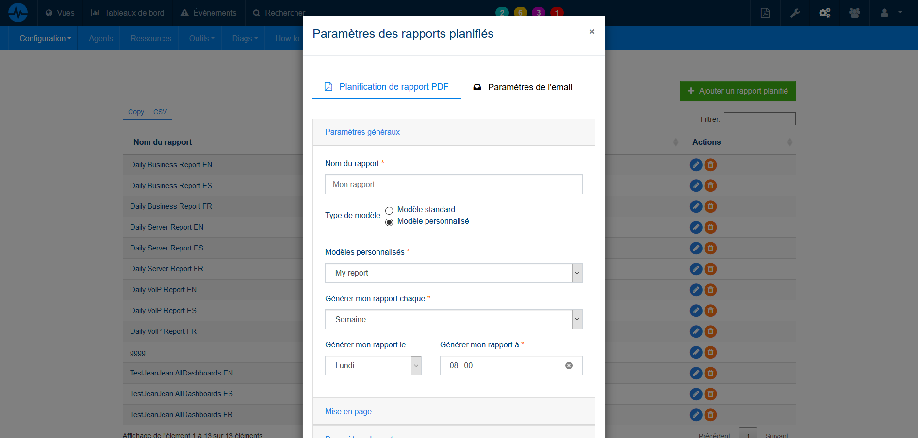 Configuración de un informe de seguridad diario de control matutino automático Configuración de un informe de seguridad diario de control matutino automático