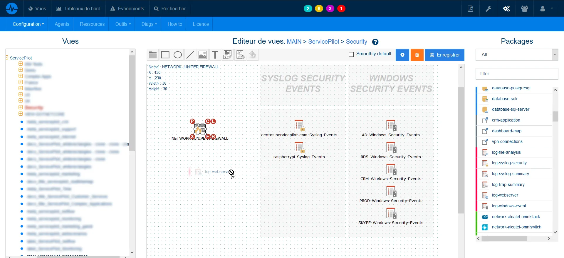 Provisión de supervisión arrastrando y soltando en la interfaz Web Provisión de supervisión arrastrando y soltando en la interfaz Web