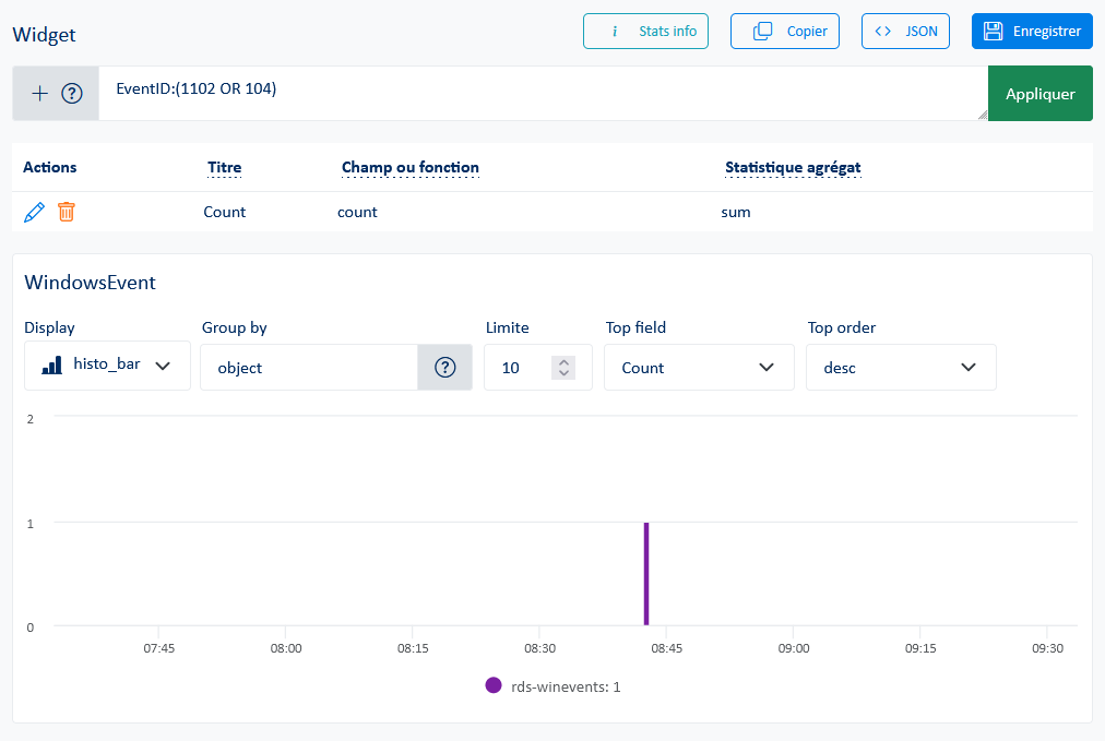 Consulta con el explorador de datos ServicePilot