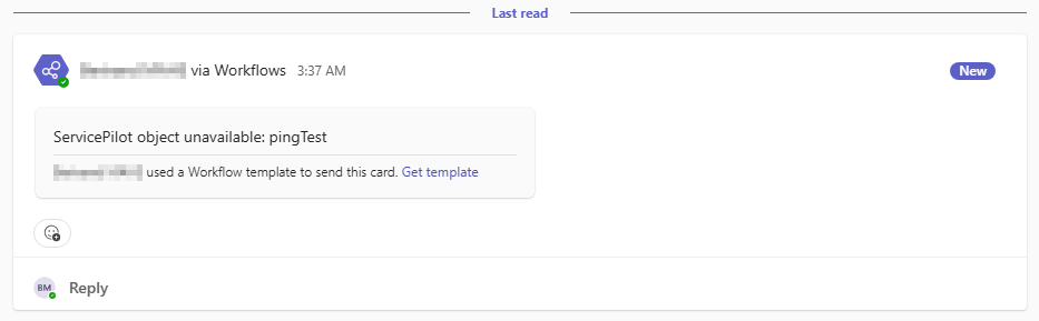 Teams ServicePilot Alerting
