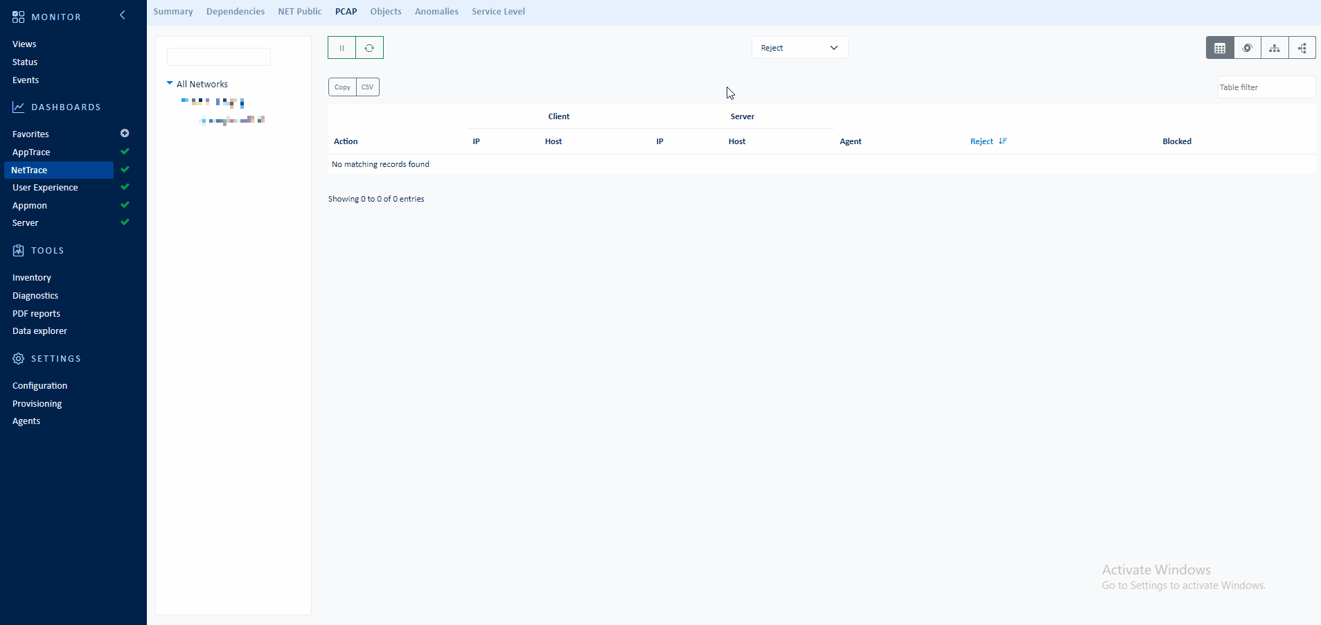 Detección automática de aplicaciones con el agente de ServicePilot