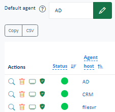 Agents view