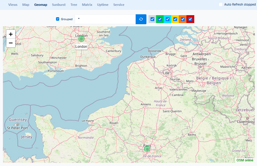 Geomap view