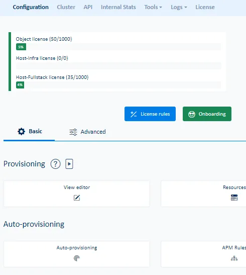 Settings Menu configuración