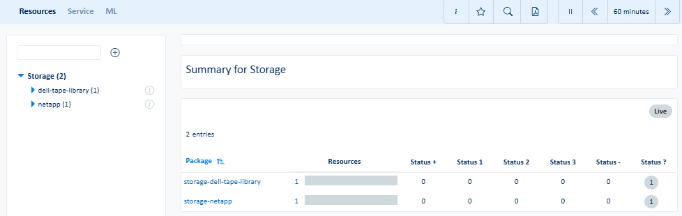 Storage view
