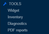 Tools menu
