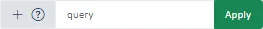 Dashboard query field