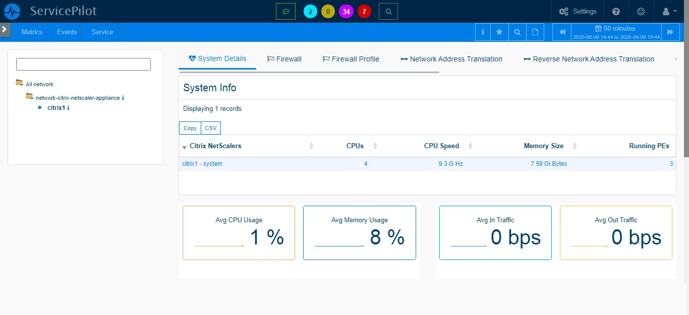 Supervisar CITRIX NETSCALER APPLIANCE (1/4)