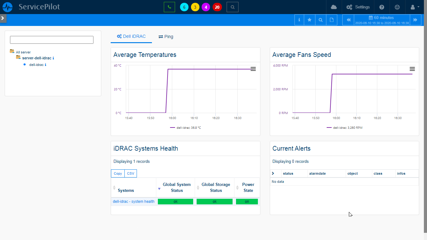 Supervisar DELL IDRAC (3/3)
