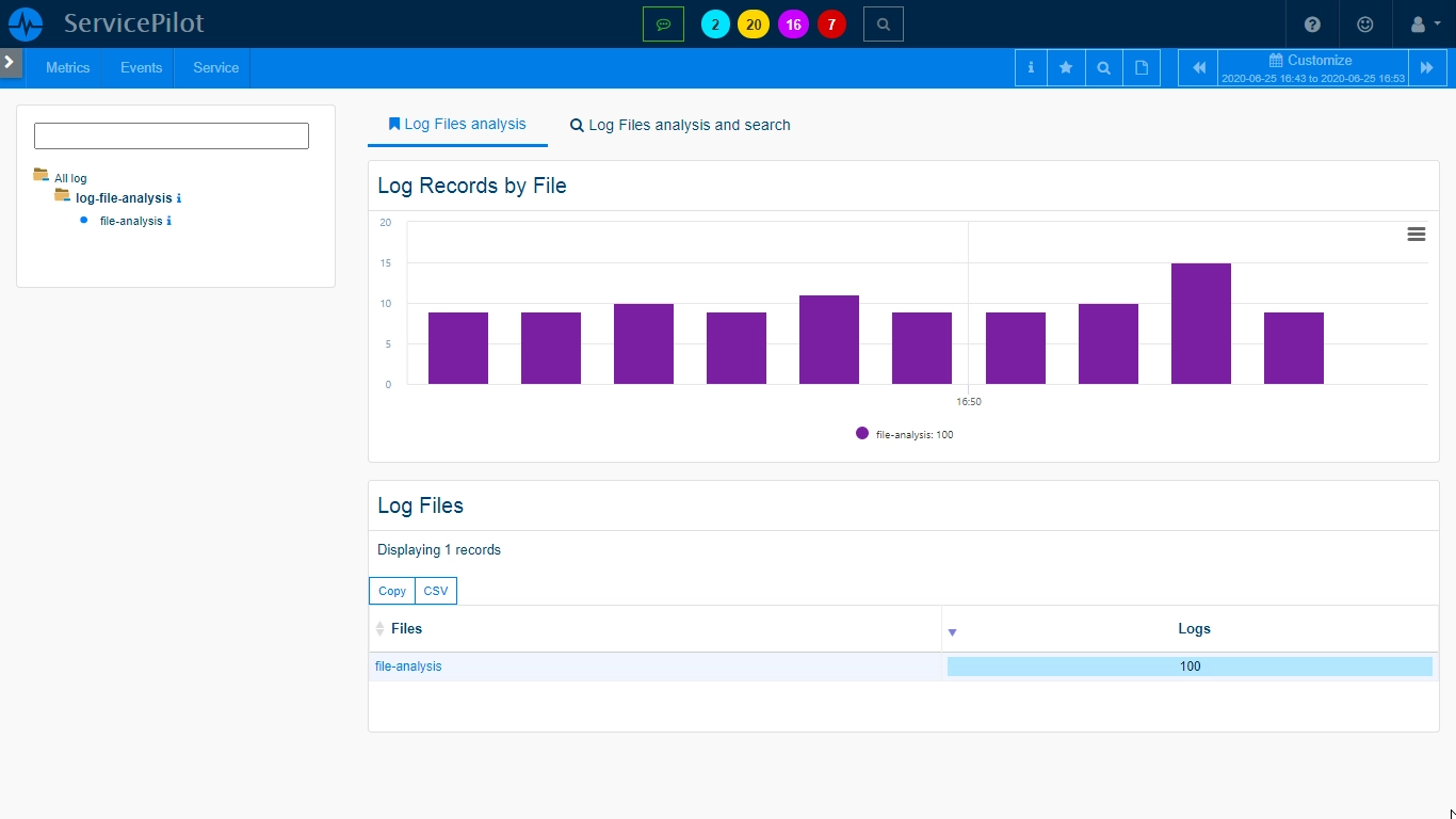 Monitor FILE ANALYSIS (2/3)