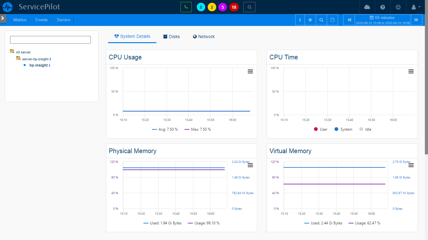 Supervisar HPE INSIGHT (2/5)