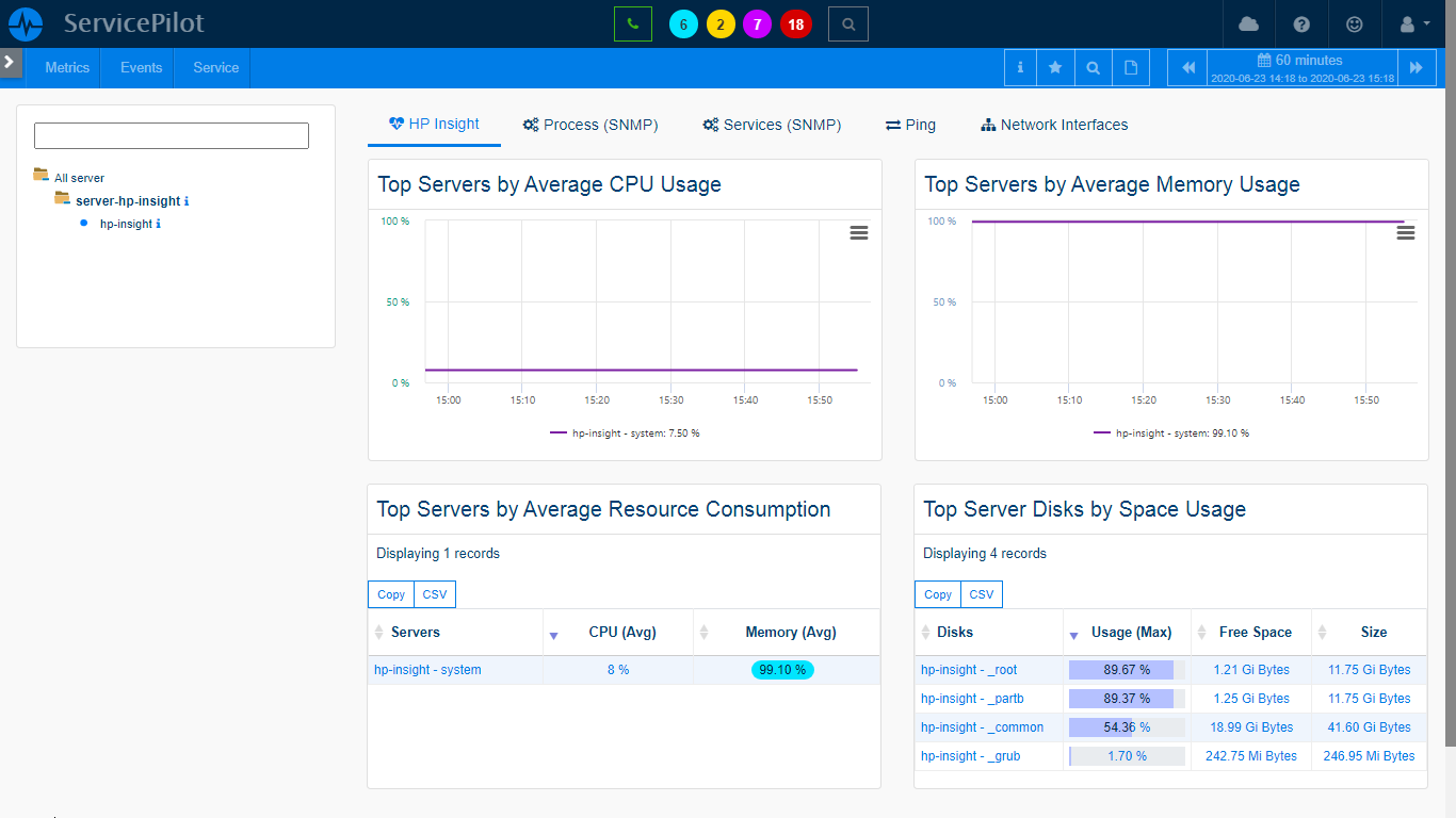 Supervisar HPE INSIGHT (5/5)