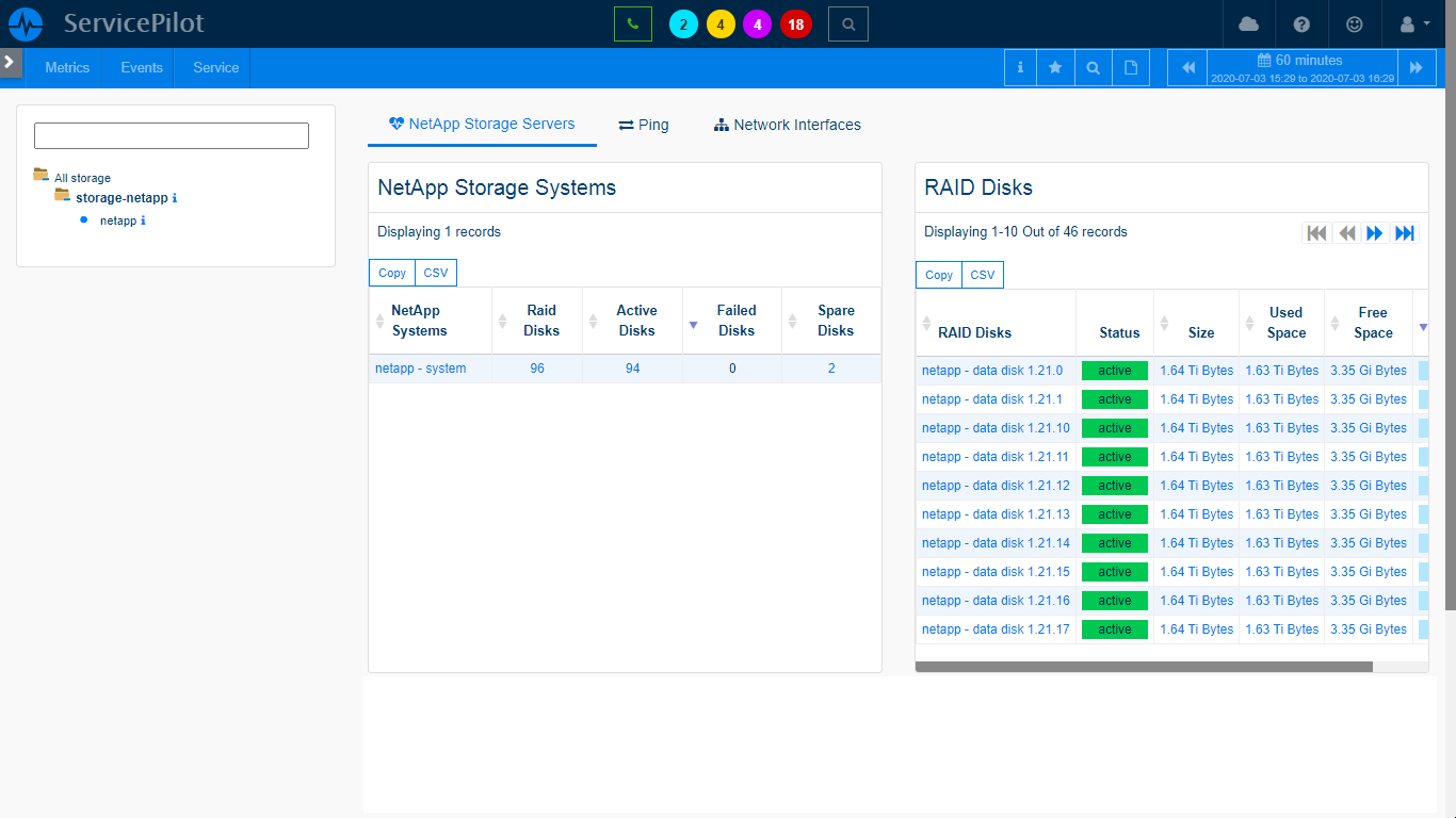 Supervisar NETAPP (6/6)