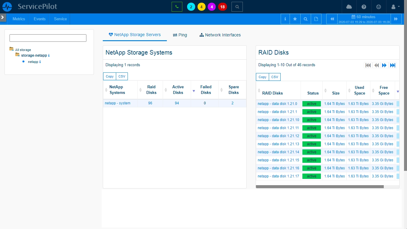 Supervisar NETAPP (6/6)