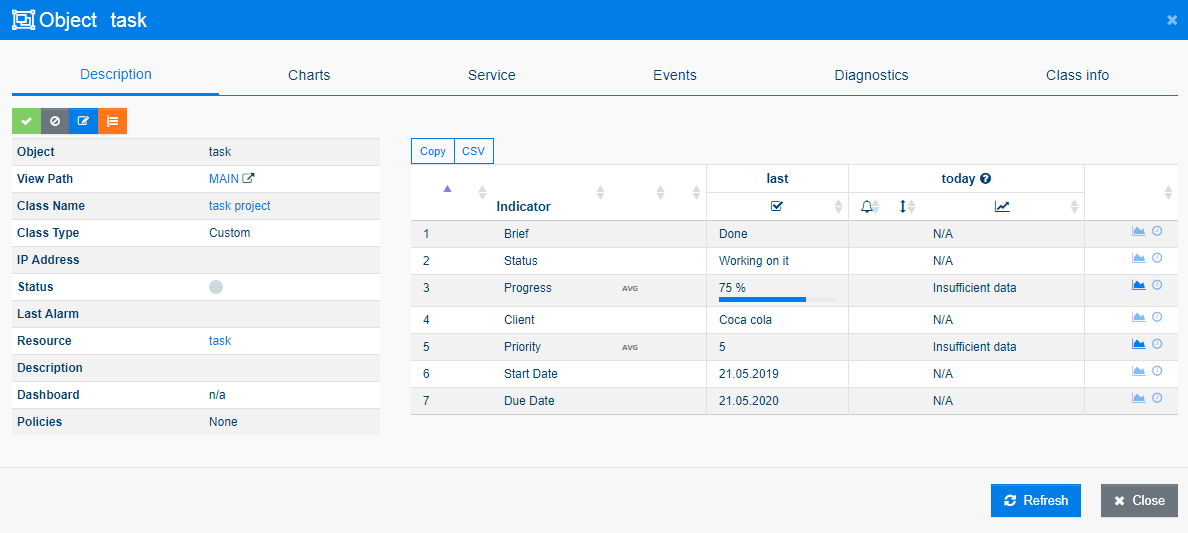 Monitor TASK PROJECT (2/2)