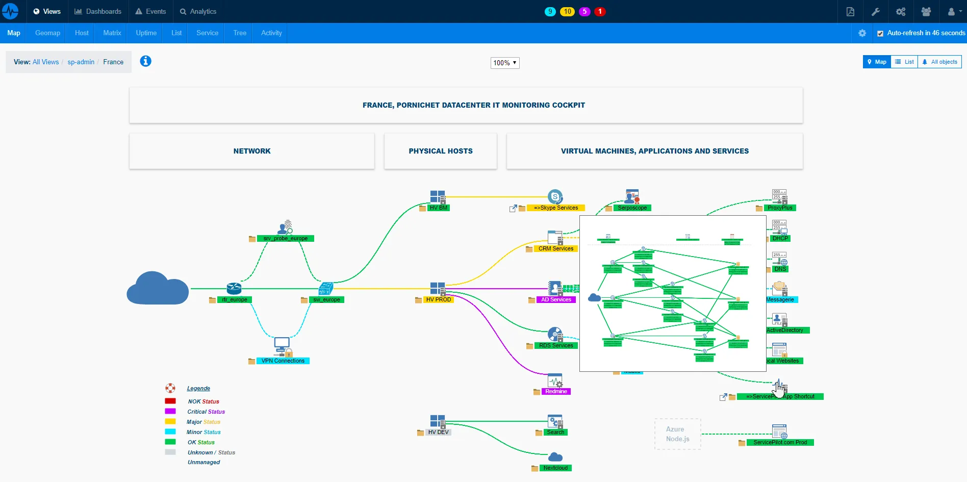 Visibilité <span class='blue'>Complète</span> de l'Architecture des Applications