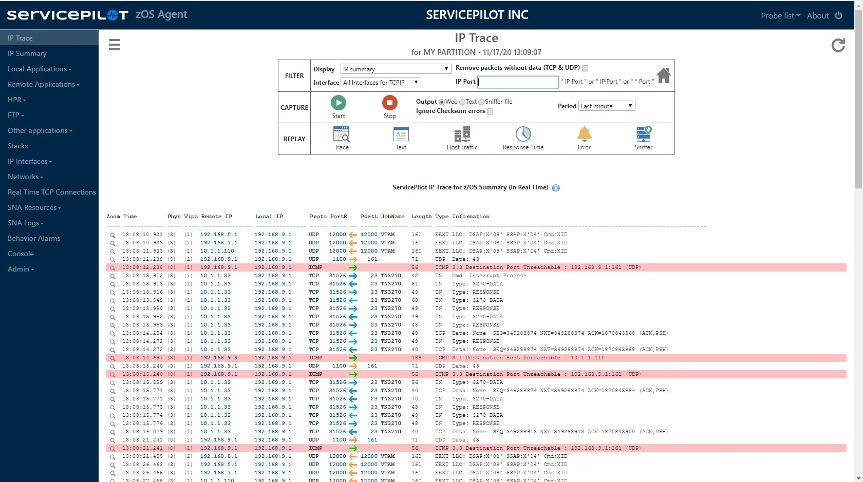 Tracing de Paquetes TCP/IP del Mainframe con <span class='blue'>Facilidad </span>
