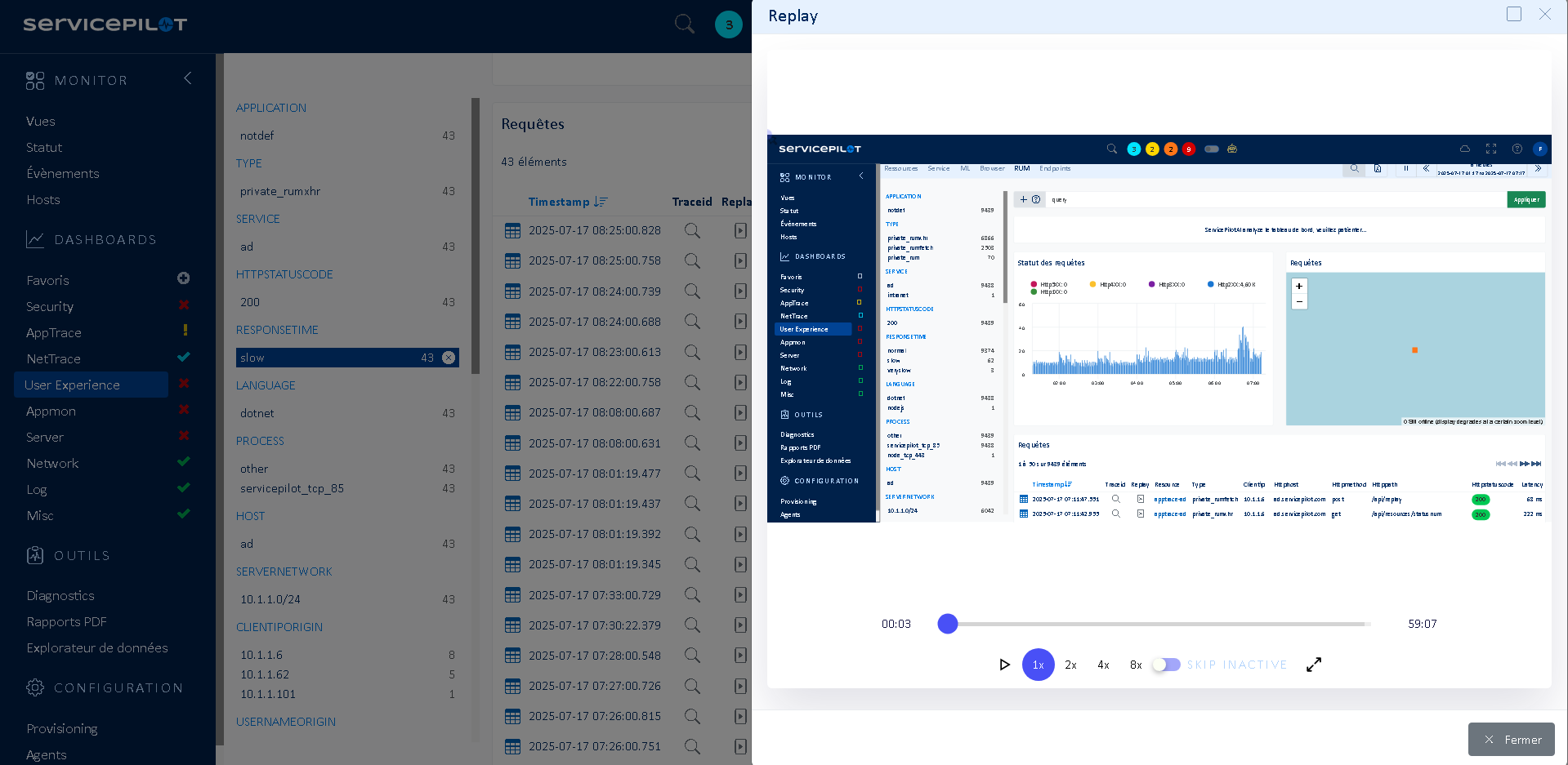 Visualice lo que ven sus usuarios con <span class='blue'>Session Replay</span>